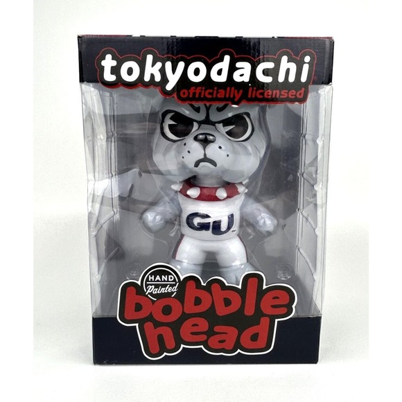 SPIKE THE BULLDOG Gonzaga University Mascot Bobble Head Tokyodachi - Picture 1 of 6